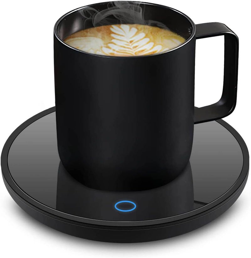 Jisile Coffee Mug Warmer, Smart Coffee Warmer Candle Warmer with Auto Shut Off for Office Desk, Cup Warmer with 2 Temperature, Electric Beverage Drink Warmer for Heating Coffee, Milk, Tea and Hot Chocolate - Image 1